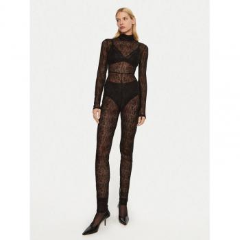 Elegant Black Tailored Jumpsuit L
