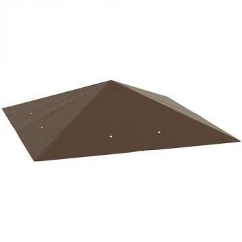 Outdoor Gazebo Canopy Replacement Cover (3×3 m) – Brown, Waterproof PVC