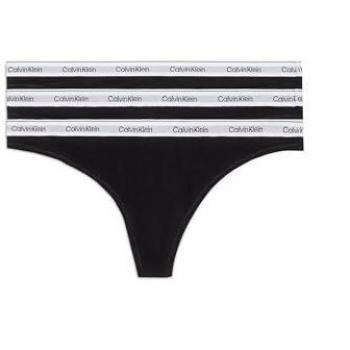 Calvin Klein Underwear 3er-Set Stringtangas 000QD5209E Schwarz 3XL Damen