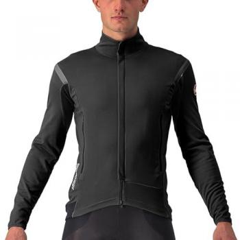 Castelli Perfetto RoS 2 Rosso Corsa GORE‑TEX INFINIUM™ Herrenjacke hellschwarz – XS