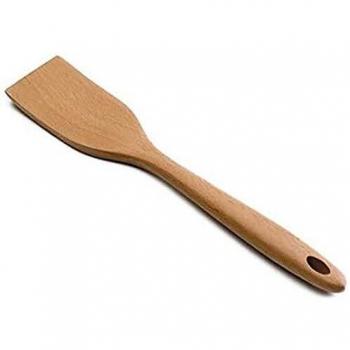 Spatule en bois de hêtre LACOR avec manche longue et antidérapant
