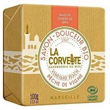 La Corvette Jabón Pastilla Melocotón de Viña 100 g