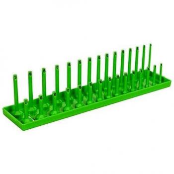 Sealey SH3815HV Hi Vis Green Socket Holder 3/8Sq Drive 6-21mm