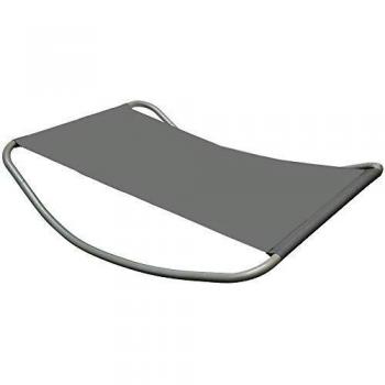 Tumbona XXL con Cuscino Grigio