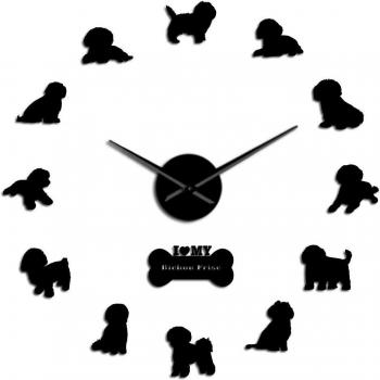 Decoración Animal: Reloj Adhesivo