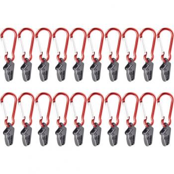 Wasserdichte Zeltmarkisenklemme mit Clips und Karabiner