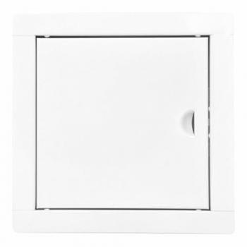 Tapa de registro cuadrada de acero blanco 20x20 cm