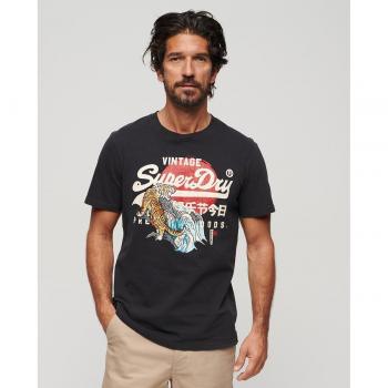 T-shirt Grafica Superdry Tokyo Vl Nero Uomo S