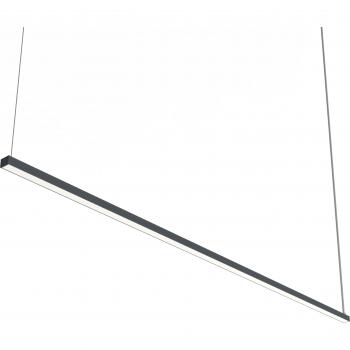 Luce Sospesa Splint 1X 17W/m 4000K in Metallo Antracite – Lumicom (L100)
