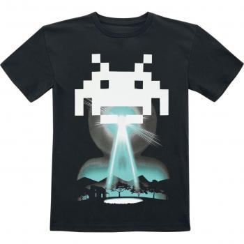 EMP exklusives Space Invaders „Beam Me Up“ Gaming Shirt – Schwarz (S–XXL)