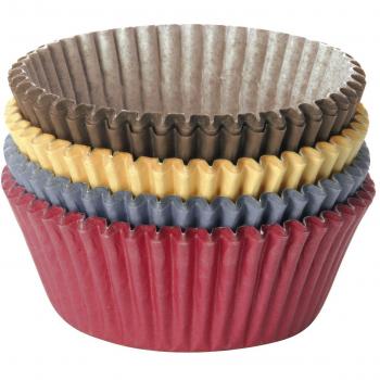 Papierbackförmchen DELÍCIA ø 6,0 cm – 100 Stück, bunte Varianten