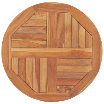 Round Solid Teak Table Top 60 cm