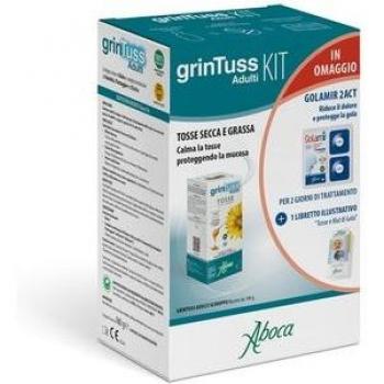 Aboca GrinTuss Adulto (210 g) + Salvigorge 2Act 8Comp Combo