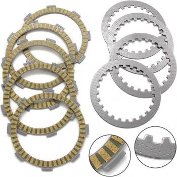 Clutch Friction Disc Plate Kit for Honda Motorcycles CR80 CR85R CB100 CB125 OEM:22201-GBF-B40 22201-166-000