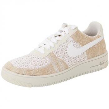 Nike Air Force 1 Flyknit 2.0 Beige pour Femme