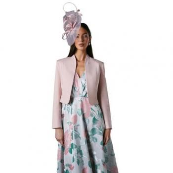 Coastal Pink Bow‑Back Long Sleeve Garment