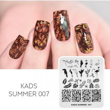 KADS Summer 007 Gel Nail Art Stencil