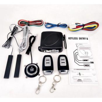 Automotive PKE SQ886 Car Alarm with Passive Keyless Entry and Remote Start/Stop Engine System
