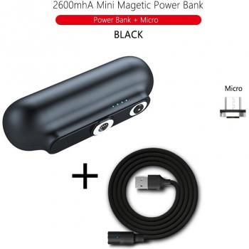 CapsuleBoost 2600 mAh – Banque d’énergie compacte à agrafe