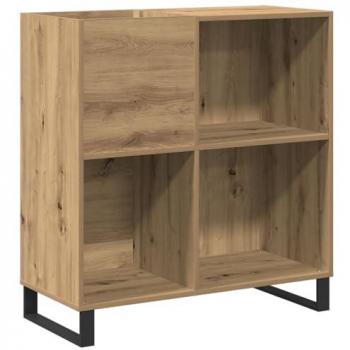 Armoires à disques Bois d'ingénierie vieilli 85 x 38 x 89 cm – 3 étagères Vidaxl