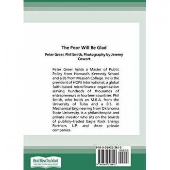 The Poor Will Be Glad: Joining the Revolution to Lift the World Out of Poverty