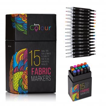 KidSafe 15‑Pack High‑Quality Fabric Pens