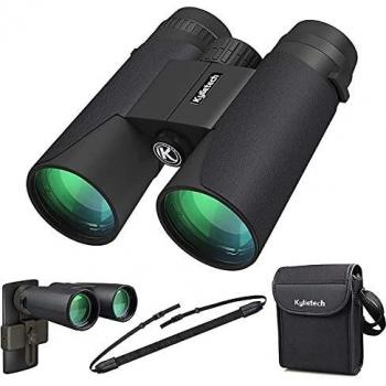 Binocolo Professionale Kylietech 12x42 – Obiettivo FMC, Prismi BaK4, Impermeabile HD, Custodia + Tracolla