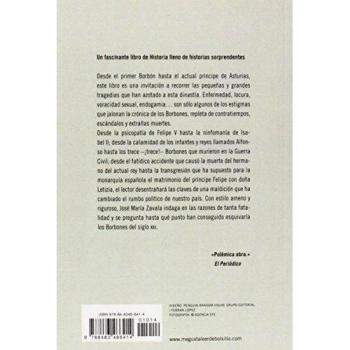 La maldición de los Borbones: De la locura de Felipe V a la encrucijada de Felipe VI (Bolsillo) (Tapa blanda).