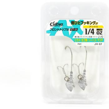 Tête JH‑67 Crochet Unique Stinger 1/4 oz 2/0