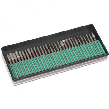 Set di frese a lima diamantate Silverline per utensili 30 pezzi