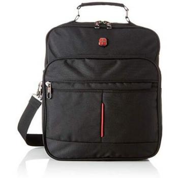 New Bags Business Umhängetasche aus Spinnstoff schwarz