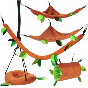 5Pcs Rat and Hamster Cage Bed Nest Hammock