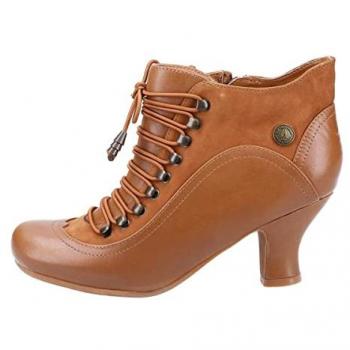 Hush Puppies Tan Leather Ankle Boots – Vivianna