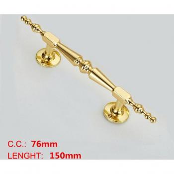 European Gold Wardrobe Sliding Door Handle