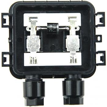 Caja de conexiones para panel solar, IP67, 15 Uds, resistente al agua, 10W-50W