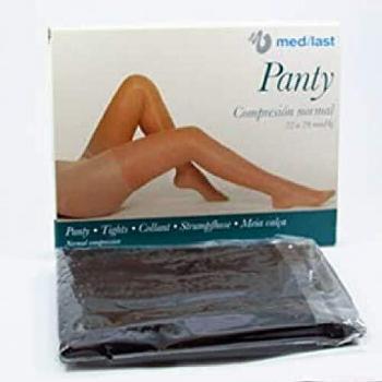 Medilast Panty Comprensión Normal Talla Grande Negro, 1 Unidad