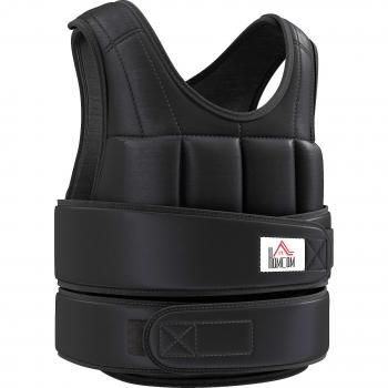 Homcom 20kg Adjustable Metal Sand Weight Vest