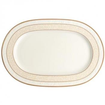 Vassoio di Ceramica Ovale Ivoire