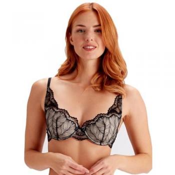 Pretty Polly Womens Laura High Apex Bra – Black, 34A
