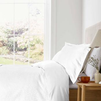 Meadow Breeze Kingsize Duvet Cover – Soft White