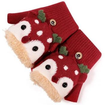 Weihnachts-Rentierhandschuhe für die Kleinen