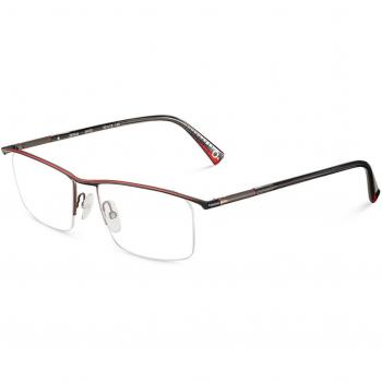 Óculos de Grau Etnia Barcelona Tesla BKRD Masculinos Pretos 55mm
