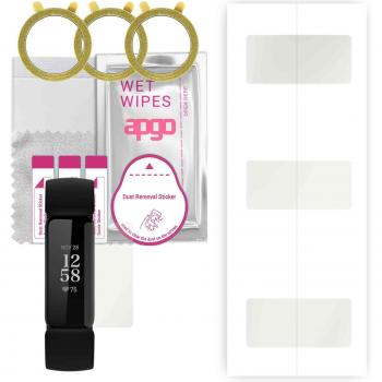 Lot de 3 films hydrogel souples Apgo pour Fitbit Inspire 2