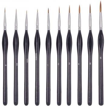 5/6/7/10pcs Touch-Up Paint Brushes for Dentistry and Automotive