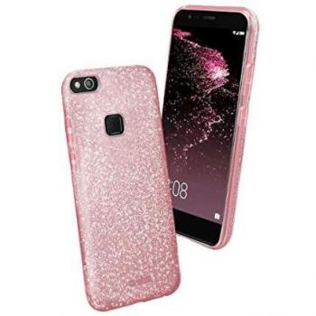 Funda de Silicona Rosa Sparky para Huawei P10 Lite
