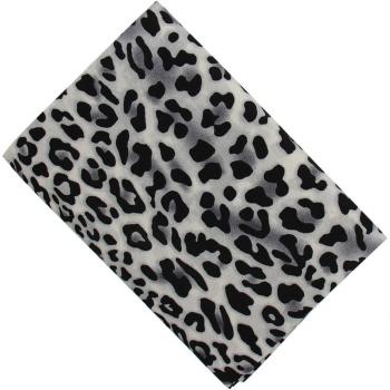 Tela de gasa para bufandas, diseño leopardo-serpiente, 45x150 cm