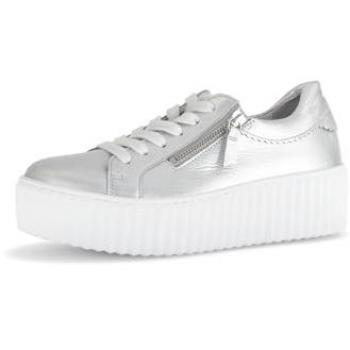 Gabor Womens’ Silver Dolly Trainer, Size 7.5