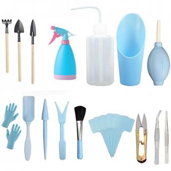 21-Piece DIY Garden Planter Kit for Succulents