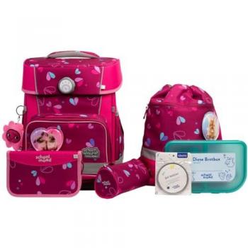 School-Mood Champion Pro Hot Pink 7-Piece Backpack Set