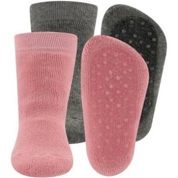 Calzini Antiscivolo Ewers 2-pack Grigio/Vecchio Rosa